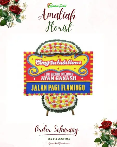 Sewa Papan Bunga Tabet